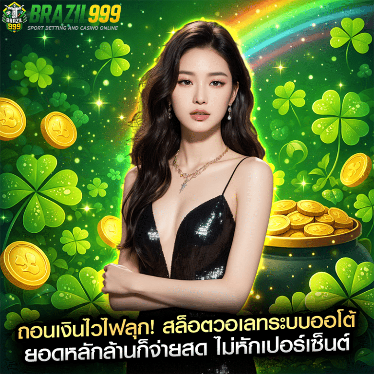 ถอนเงินไวไฟลุก! สล็อตวอเลทระบบออโต้ ยอดหลักล้านก็จ่ายสด ไม่หักเปอร์เซ็นต์